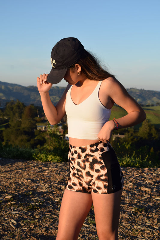 Hey Booty 3 inch animal print made with eco friendly fabric